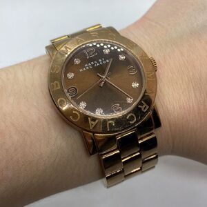 💛 Authentic Marc by Marc Jacobs Amy Brown Crystal Watch